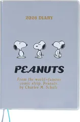 スヌーピー B6　ダイアリー（ブロックタイプ） 2026 週間付き　手帳
