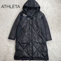 ATHLETA ブラック ベンチコート - メルカリ