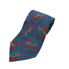ジャンニヴェルサーチ GIANNI VERSACE 総柄シルクネクタイ メンズ 表記無 
