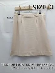 6469　PROPORTION BODY DRESSING　スカート　L