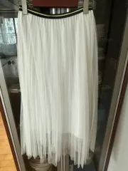 白 ロング レース スカート 販売