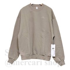 未使用/タグ付き alo アロ ヨガ スウェット トレーナー 【S】 裏起毛