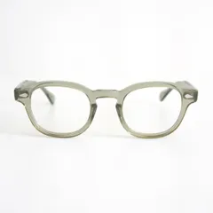 【美品】MOSCOT 【LEMTOSH SAGE】 モスコット レムトッシュ セージ クリアレンズ メガネ 25120291