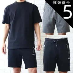 種類5:ブラック /XL ボーラー ショートパンツ メンズ ブラック ダークグレー メタルロゴ Q-SERIES スウェット BALR B1431.1003
