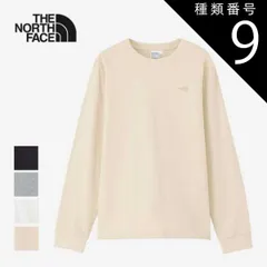 種類9：OW/S ザ・ノース・フェイス レディース ロンt 長袖Tシャツ ロングスリーブヌプシコットンティー THE NORTH FACE NTW32443 L/S NUPTSE CTN TEE 刺繍ロゴ  グラベル オフホワイト　 ヌプシコットンティー  ノ