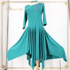 社交ダンス 衣装 スタンダード ドレス ワンピース レッスンウェア