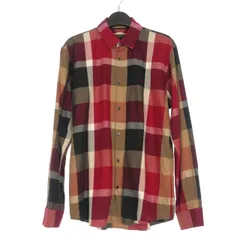 ブラックレーベルクレストブリッジ BLACK LABEL CRESTBRIDGE チェック柄 ロングスリーブシャツ 長袖 41 レッド 赤 51L12-225-44 国内正規