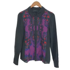 DIESEL Black Gold ディーゼルブラックゴールド 長袖総柄シャツ サイズ:40 ポリエステル    ブラック/パープル メンズ / 240001176276のサムネイル
