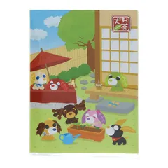 【メール便】お茶犬 メモ帳 パタパタメモ みんな サンスター文具 新学期準備文具 キャラクター グッズ 