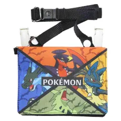 【メール便】ポケットモンスター クリップポケット ショルダー付きお出かけウォレット BK ポケモン サンアート キッズポーチ キャラクター グッズ 