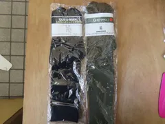 GUTS-MAN　ハイソックス5本指靴下　黒、OD色　2足組