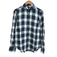 Maison Margiela エルボーパッチ チェックシャツ 46 - メルカリ