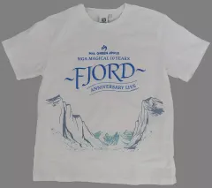 【中古】Tシャツ Mrs. GREEN APPLE ロゴTシャツ ホワイト Lサイズ 「MGA MAGICAL 10 YEARS ANNIVERSARY LIVE ～FJORD～」