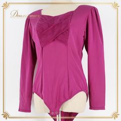 社交ダンス 衣装 レオタード パープル系 チャコット Chacott 紫