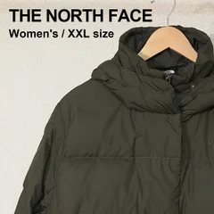 THE NORTH FACE（ザ・ノース・フェイス）550フィル ショートダウンジャケット カーキ レディース XXL相当 古着