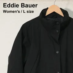 Eddie Bauer（エディーバウアー）GORE-TEX グースダウンジャケット ブラック レディース L 古着