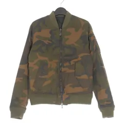 ハイドロゲン HYDROGEN 迷彩 カモフラ リバーシブル ボンバージャケット ブルゾン 長袖 カーキ/ブラック AA26663 国内正規