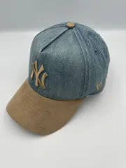 ▪️NEW ERA ニューエラ NY ヤンキース デニム キャップ ベージュ 9FORTY