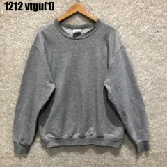 チャンピオン 無地 グレー スウェット Tシャツ L