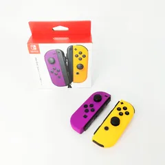 【動作品】Nintendo Switch ジョイコン ネオンオレンジ 左右セット