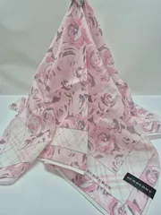【新品】BURBERRY レディースハンカチ 約57㎝ 大判サイズ ミニスカーフ おひざ掛け