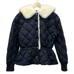 Diagram GRACE CONTINENTAL(ダイアグラム) ダウンジャケット サイズ36 S レディース美品 - ダークネイビー×白 長袖/冬