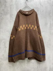 WHO'S WHO gallery フーズフーギャラリー COOPERカウチンクルー ニット セーター sizeF/ブラウン ◆■レディース