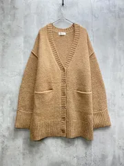 SELECT MOCA セレクトモカ LINKING OVER KNIT CARDIGAN カーディガン sizeF/キャメル ◆■レディース