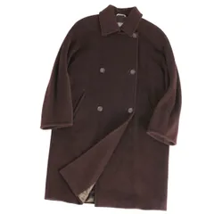 美品 マックスマーラ Max Mara コート ロングコート ダブルブレスト ウ