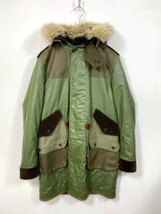 JUNYA WATANABE ジュンヤワタナベ コムデギャルソン 定価182600円 ナイロンタフタコーティング×キルティング コート sizeS/カーキ ◆■◎メンズ