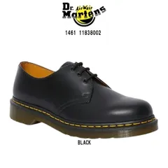 Dr.Martens(ドクターマーチン)スムースレザー オックスフォード シューズ  3ホール イエローステッチ 革靴 レースアップ レディース メンズ 1461 11838002