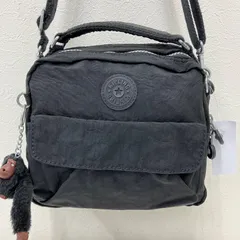 7319　Kipling キプリング　2way　3way　リュックサック　ミニリュック　ショルダーバッグ　ハンドバッグ　ミニバッグ　　ブラック　黒　無地　レディース　ポケット多数　多機能　機能的　チャーム付き　モンキー　ゴリラ　シンプル　カジュアル　軽量