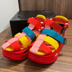 ★ 【新品】YOSUKE USA（ヨースケ）厚底サンダル 23.0cm マルチカラー