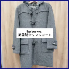 Burberrys 英国製 ダッフルコート Lサイズ  グレー ノバチェック ジャケット バーバリーズ