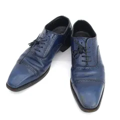 REGAL / リーガル ◆ビジネスシューズ/ストレートチップ/レザー/ブルー/25ｃｍ 11GR 【メンズ/MEN/男性/ボーイズ/紳士】【靴/クツ/シューズ/SHOES】 メンズファッション【中古】 