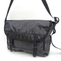 PORTER / ポーター ◆メッセンジャーバッグ/ショルダーバッグ/エナメル/ブラック 【バッグ/バック/BAG/鞄/カバン】 メンズファッション【中古】 