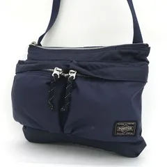 PORTER / ポーター ◆ショルダーバッグ/フォース/ネイビー/ミニポーチ付き 855-05458 【バッグ/バック/BAG/鞄/カバン】 メンズファッション【中古】 