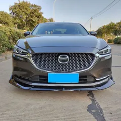 送料無料 マツダ アテンザ MAZDA6 GJ系 20系 専用 フロントリップスポイラー 前期後期対応 PP素材 ドレスアップ 外装 エアロパーツ 黒系3色CYB209再値下げ