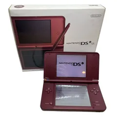 【管2512-100】通電確認済☆ニンテンドーDSi LL ワインレッド Nintendo DSi LL NINTENDO 携帯ゲーム機 任天堂