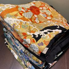 まとめ売り】正絹留袖10枚 リメイク素材 ハンドメイド向け - メルカリ