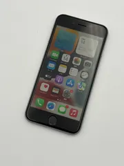 バッテリー新品交換済み 100％ SIMフリー SoftBank iPhone6s 32GB スペースグレイ 黒