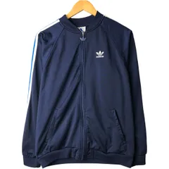 古着 90年代 アディダス adidas トレフォイルロゴ ジャージ トラックジャケット メンズXL相当 ヴィンテージ/eaa597347