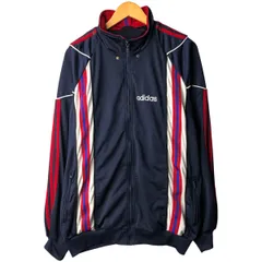 古着 90年代 アディダス adidas トレフォイルロゴ バックロゴ ジャージ トラックジャケット メンズXL相当 ヴィンテージ/eaa597358