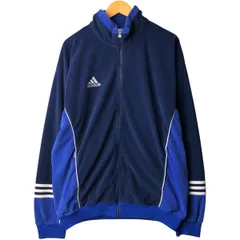 古着 90年代 アディダス adidas ベロアジャージ トラックジャケット メンズXL相当 ヴィンテージ/eaa597360