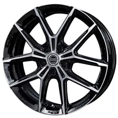 ホイール4本セット 16インチ 6J+45 5H-114.3 SMACK+EK M1 グロスブラックポリッシュ