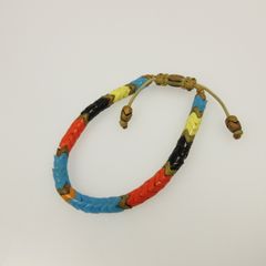 M.cohen エムコーエン フェザー青ピンクビーズ ブレスレット M.cohen エムコーエン フェザー青ピンクビーズ ブレスレット - メルカリ