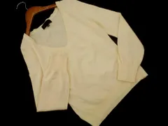 UNTITLED アンタイトル Vネック ニット セーター size2/アイボリー ◇■ レディース