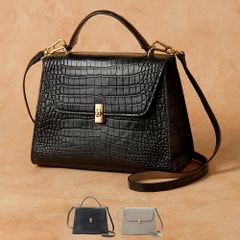イタリア製 クロコダイル ハンドバック レディース RODANIA ロダニア