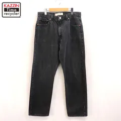 00s Levi's ブラック 505 デニムパンツ メンズ XLサイズ相当 ビッグサイズ オーバーサイズ