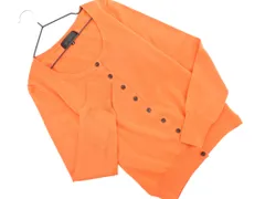 UNTITLED アンタイトル ウール100% ニット カーディガン size2/オレンジ ◇■ レディース